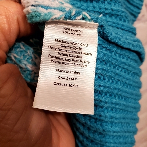 TALBOTS STRIPED SWEATER - Picture 5 of 7